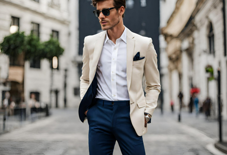 Choosing the Perfect Blazer Color for Your Navy Pants - Men's Quadrant